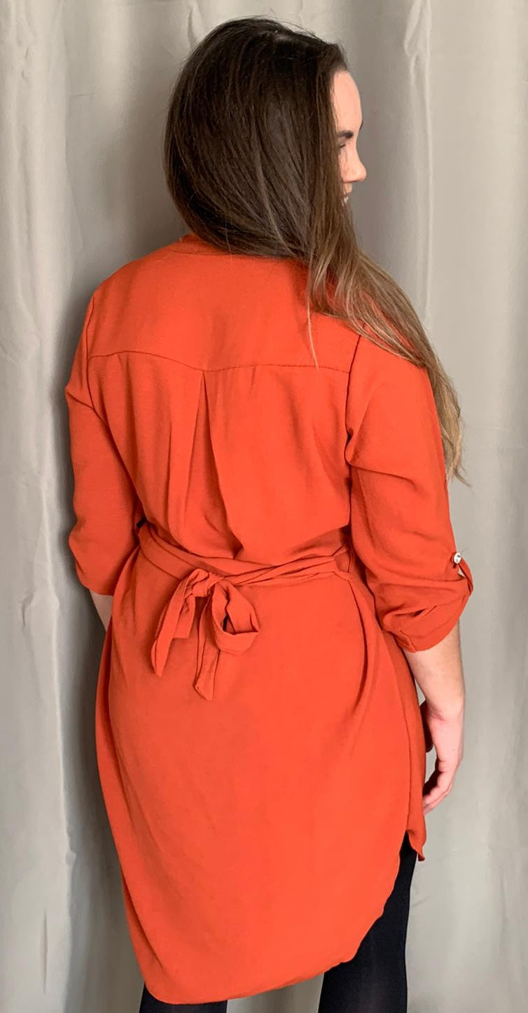 Tunique brique/orangé