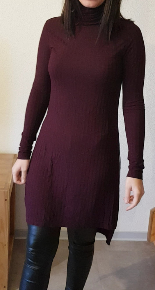 Tunique Berska longue aubergine