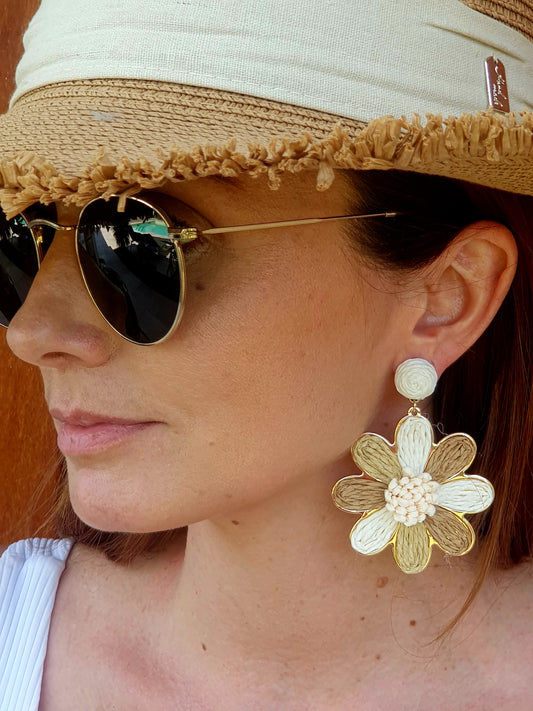 Boucle d'oreilles fleurFlora