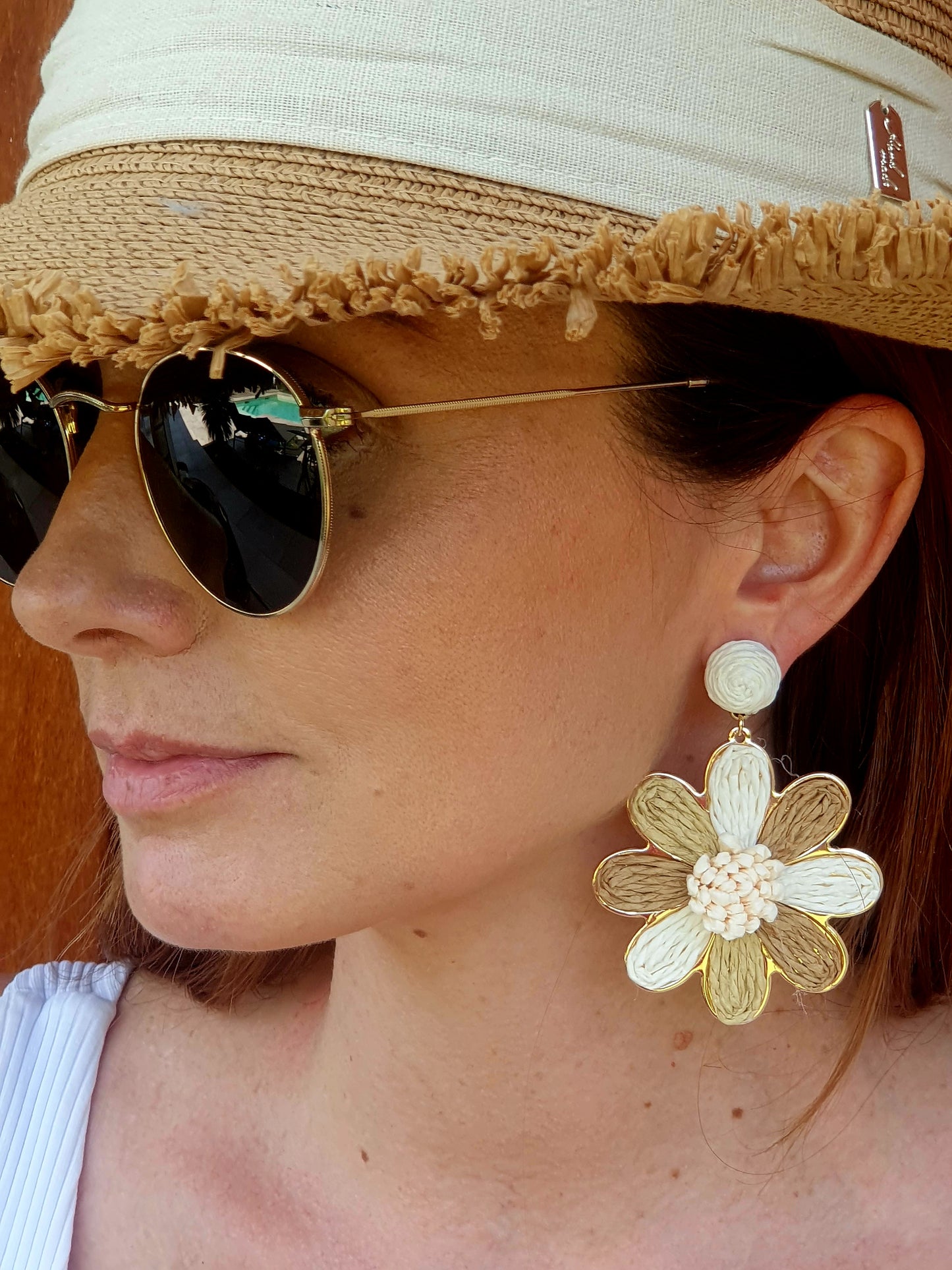 Boucle d'oreilles fleurFlora